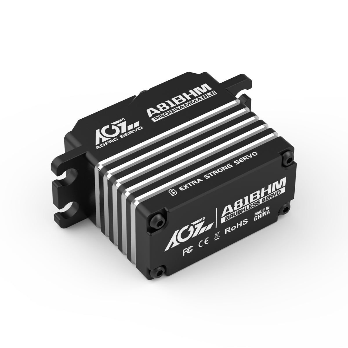 AGFRC Steel Gear 45KG 0.085S Durable Brushless Programmable Servo A81BHM
