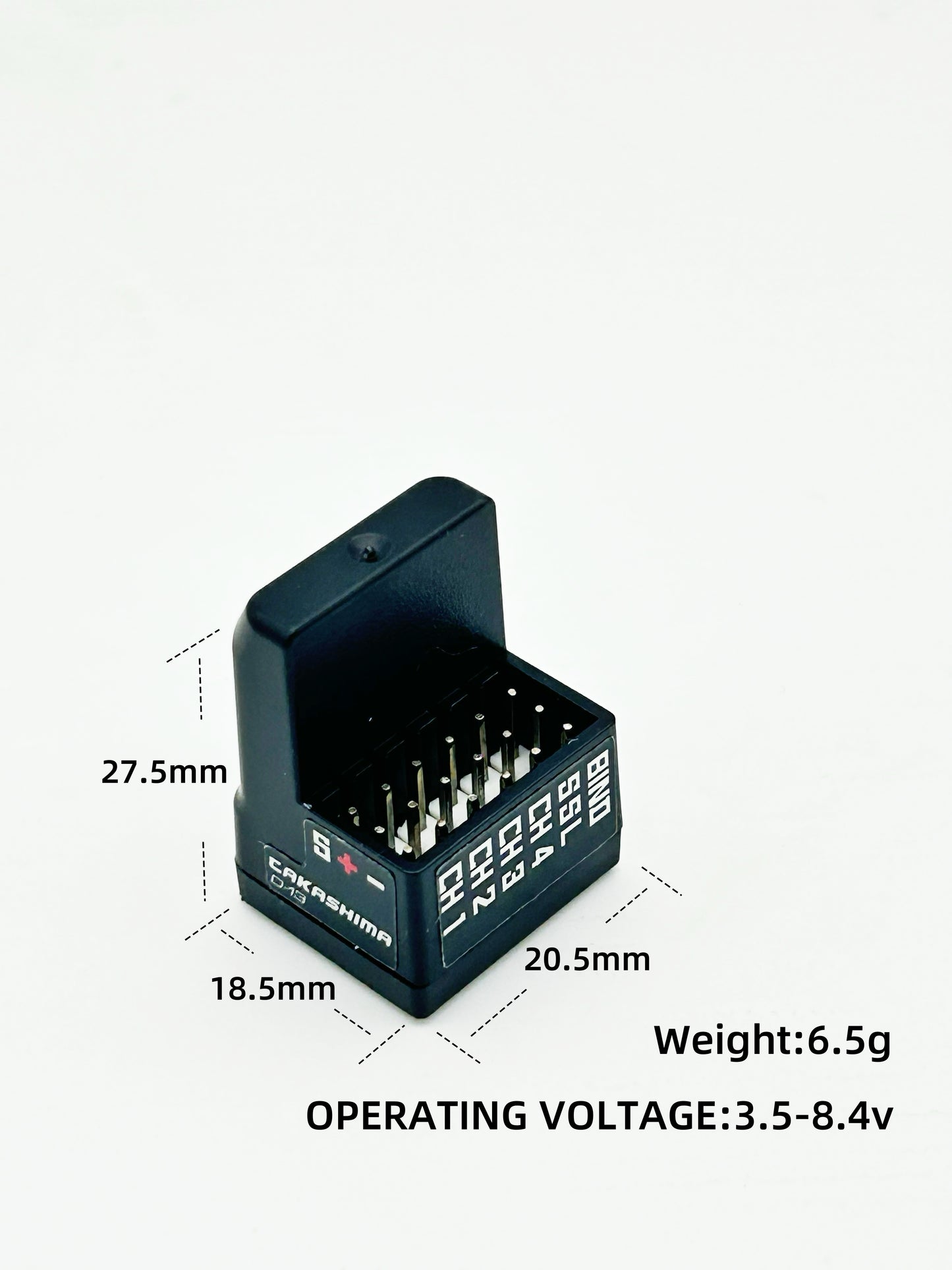 Takashima D-13 F-4G 2.4GHz Receiver - Futaba Compatible 404SBS-E