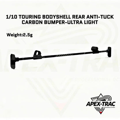 Apex-Trac 1/10 Touring Bodyshell Rear Anti-Tuck Carbon Bumper