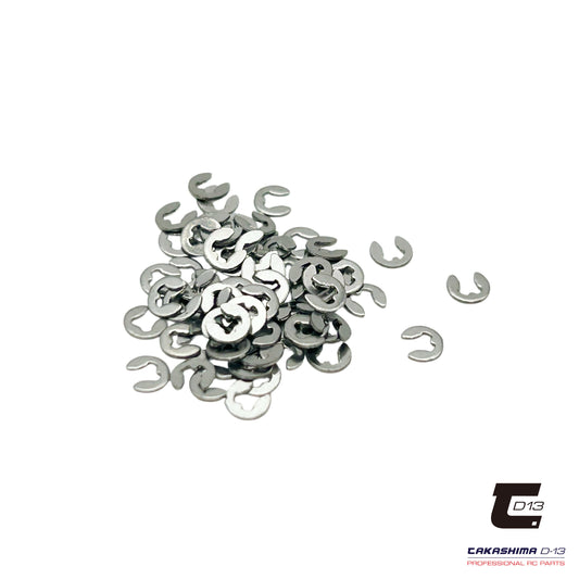 Takashima D-13 E-Ring Stainless Ø1.2 Mi9 fit (20pcs) TKSM-067