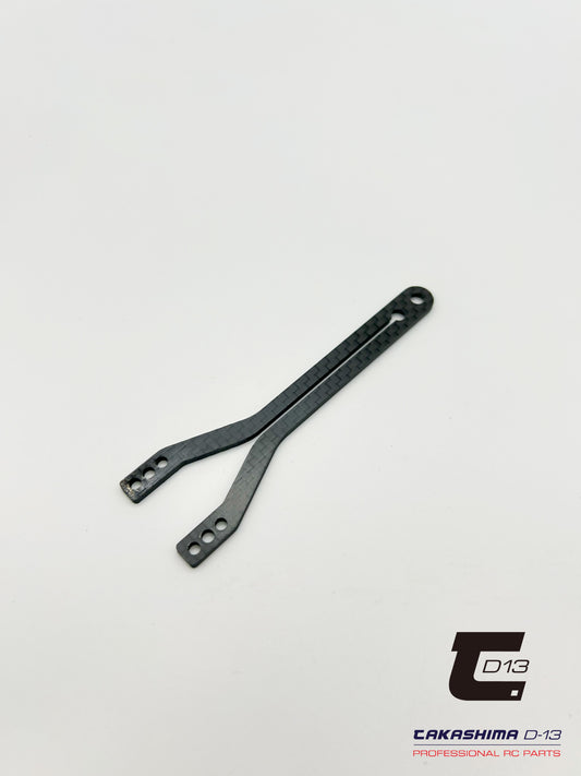 Takashima D-13 Carbon Graphite Front Split Upper Deck 1.6/2.0mm For Xray X4-25/24