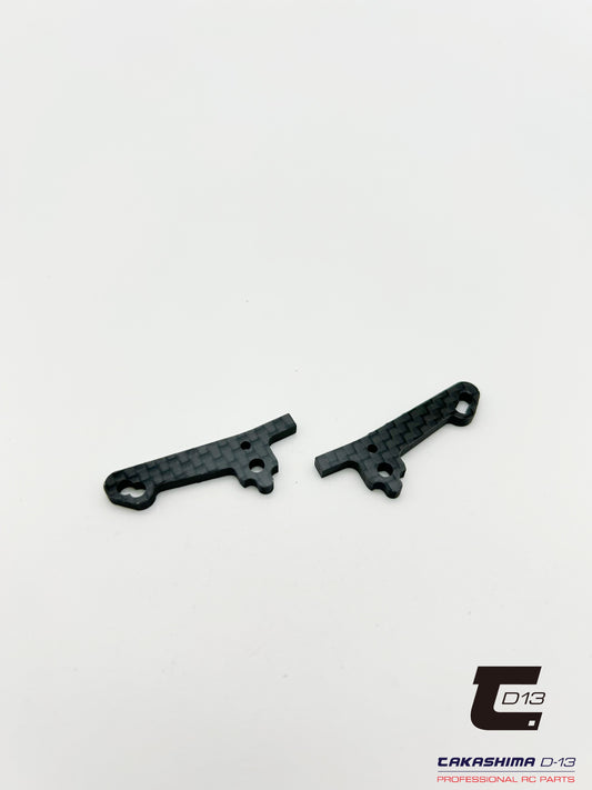 Takashima D-13 Carbon Graphite Front Shock Tower (pair) For Schumacher Mi9 TKSM-085