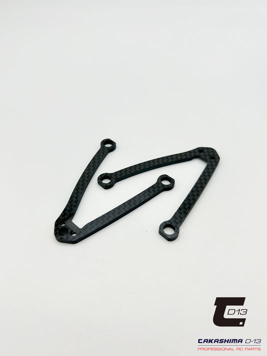 Takashima D-13 Carbon Graphite A arm (Pair) for Awesomatix A800R TKSM-093