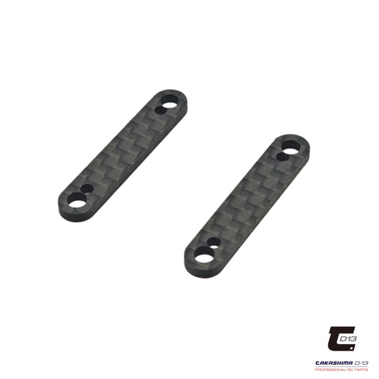 Takashima D-13 Carbon Upper Bulkhead for Schumacher Mi10/9 Up Long Suspension (2pcs) TKSM-117