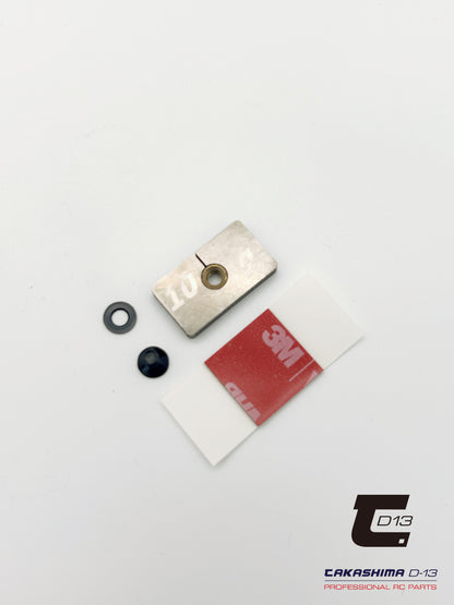 Takashima D-13 Tungsten Weight with Screw & Double Side Sticker