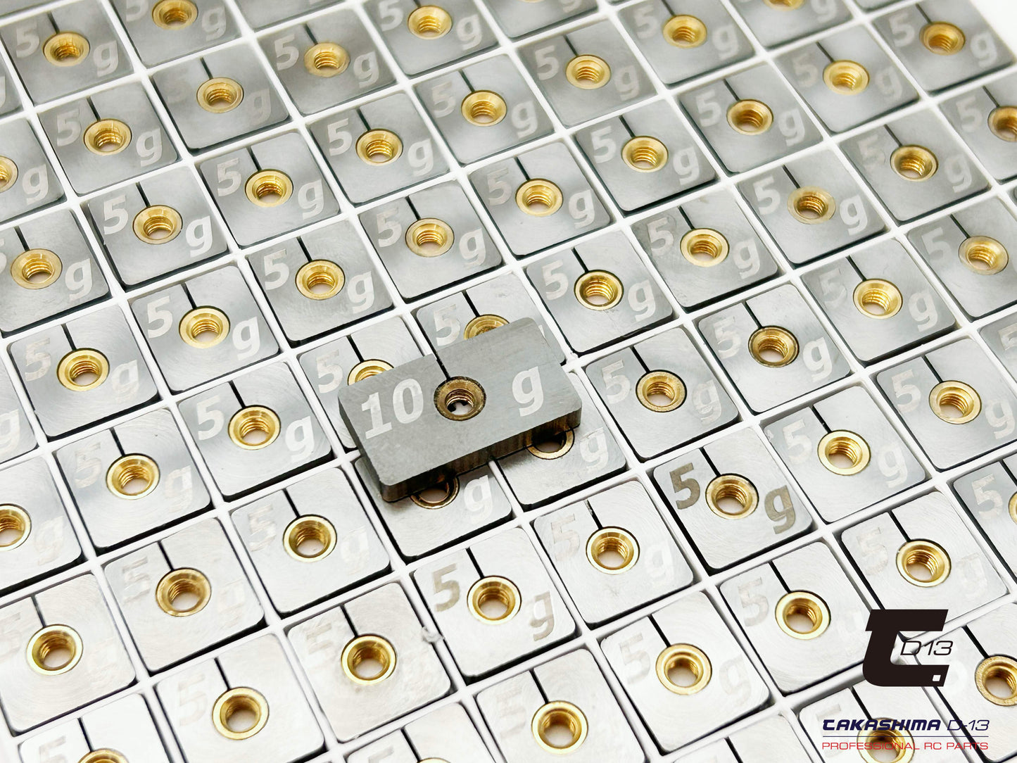 Takashima D-13 Tungsten Weight with Screw & Double Side Sticker