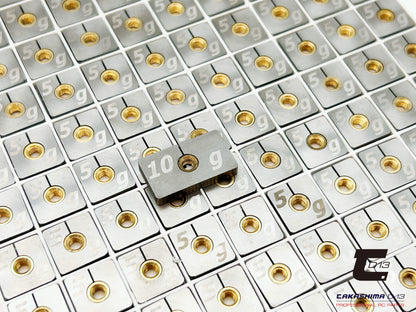 Takashima D-13 Tungsten Weight with Screw & Double Side Sticker