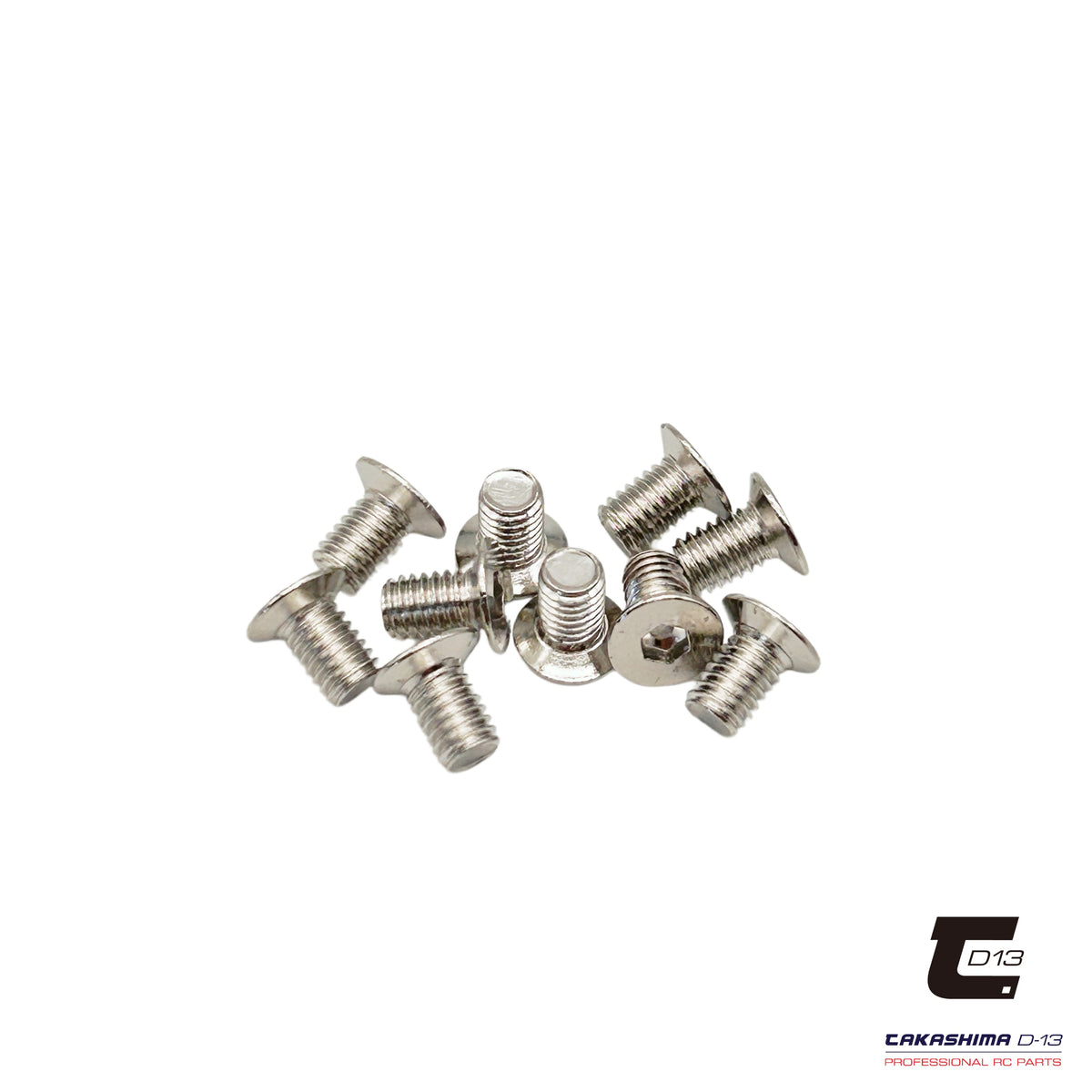 Takashima D-13 120 Degree 12.9 Grade Spare Carbon Steel Screws 10pcs