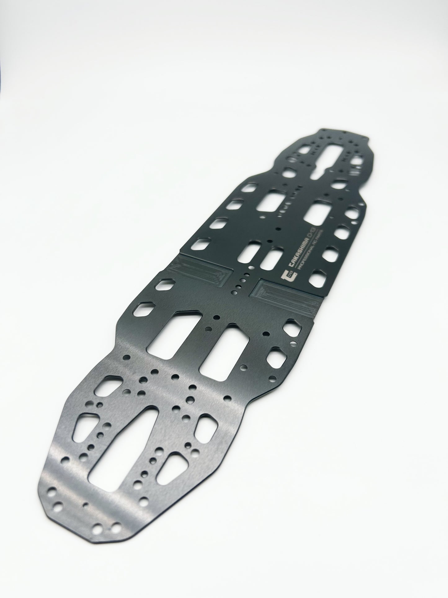 Takashima D-13 DLC Coating Black Luxury Edition 1.2mm Spring Steel Chassis for Xray X4-26