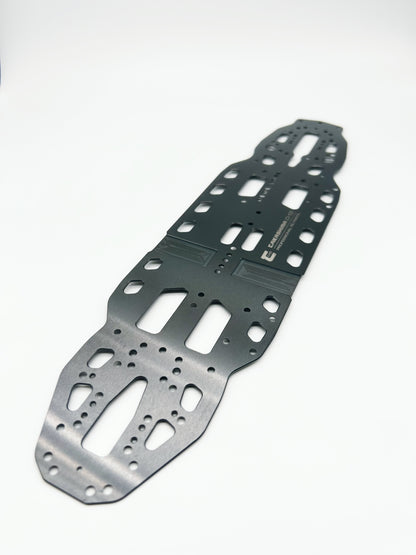 Takashima D-13 DLC Coating Black Luxury Edition 1.2mm Spring Steel Chassis for Xray X4-26