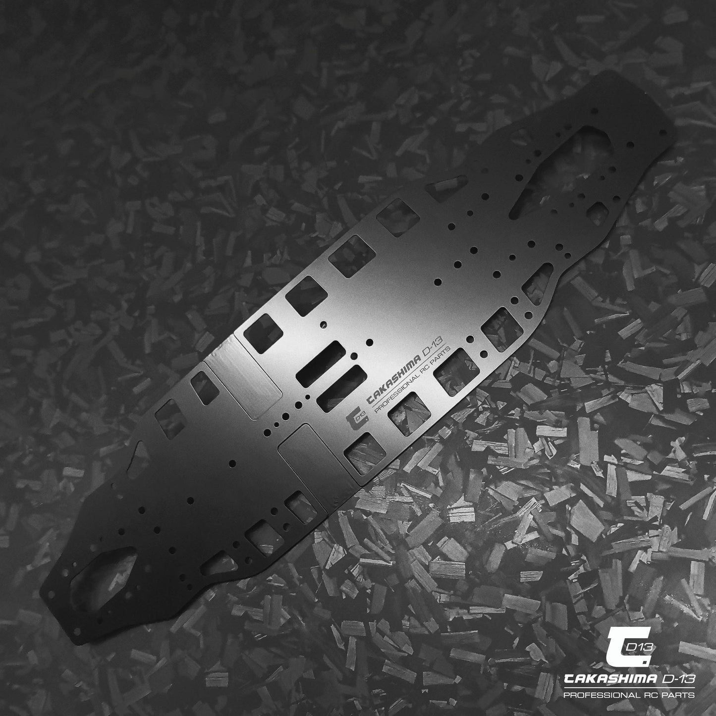 Takashima D-13 1.1mm Spring Steel Chassis for Tamiya TRF421X