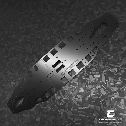 Takashima D-13 1.1mm Spring Steel Chassis for Tamiya TRF421X