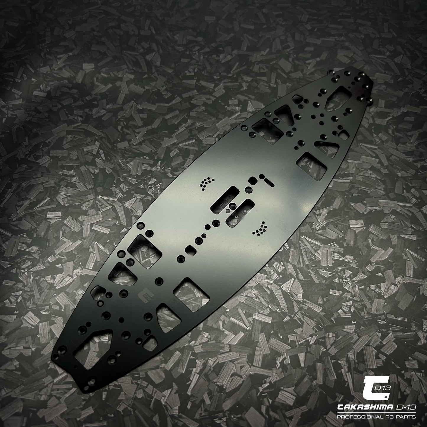 Takashima D-13 1.1mm Spring Steel Chassis for Mugen MTC3 TKSM-181