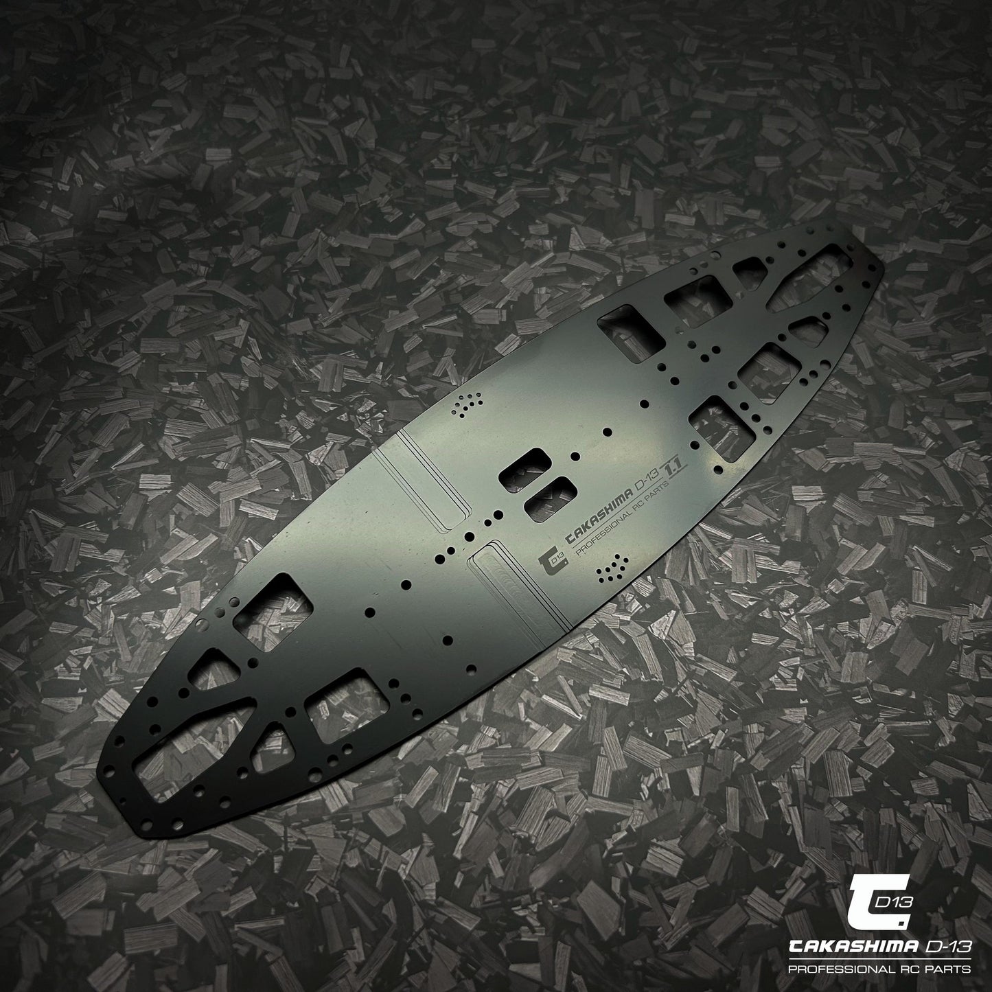 Takashima D-13 1.1mm/1.2mm Spring Steel Chassis for Awesomatix A800RR
