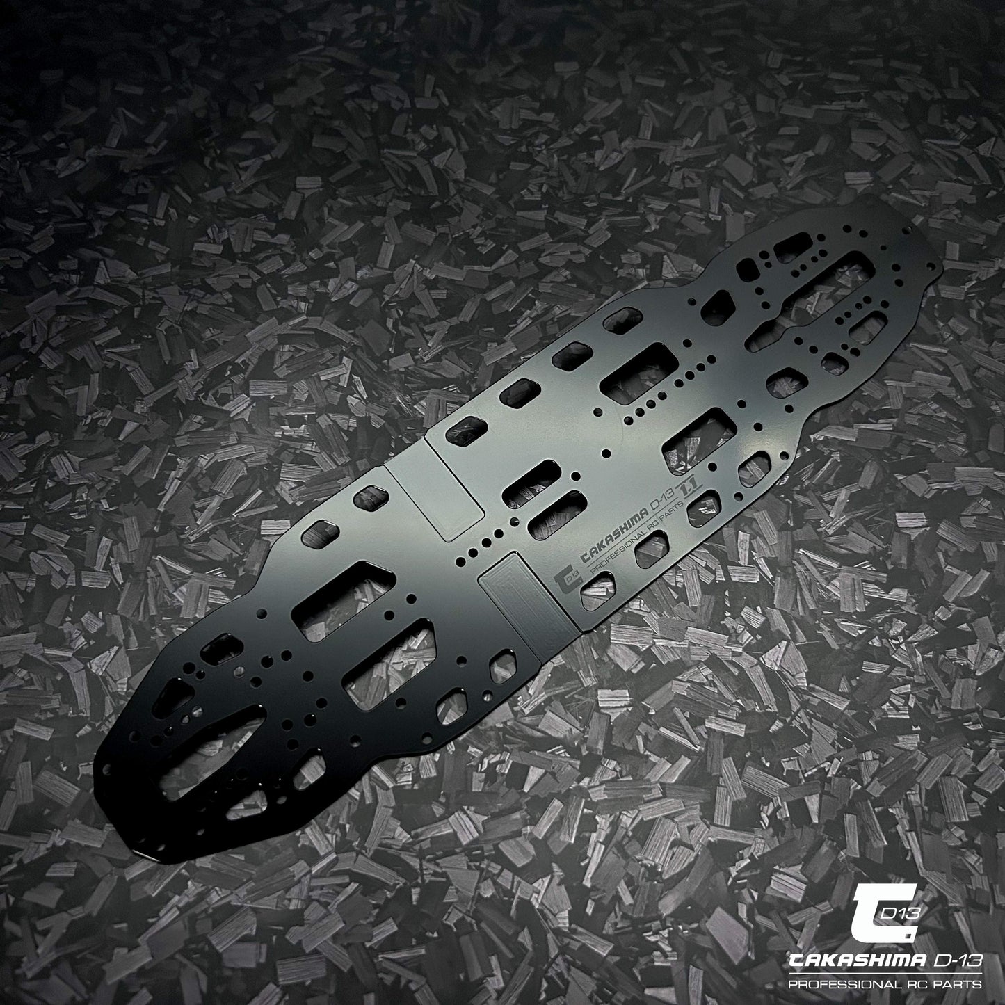 Takashima D-13 1.1mm Spring Steel Chassis for Xray X4-26