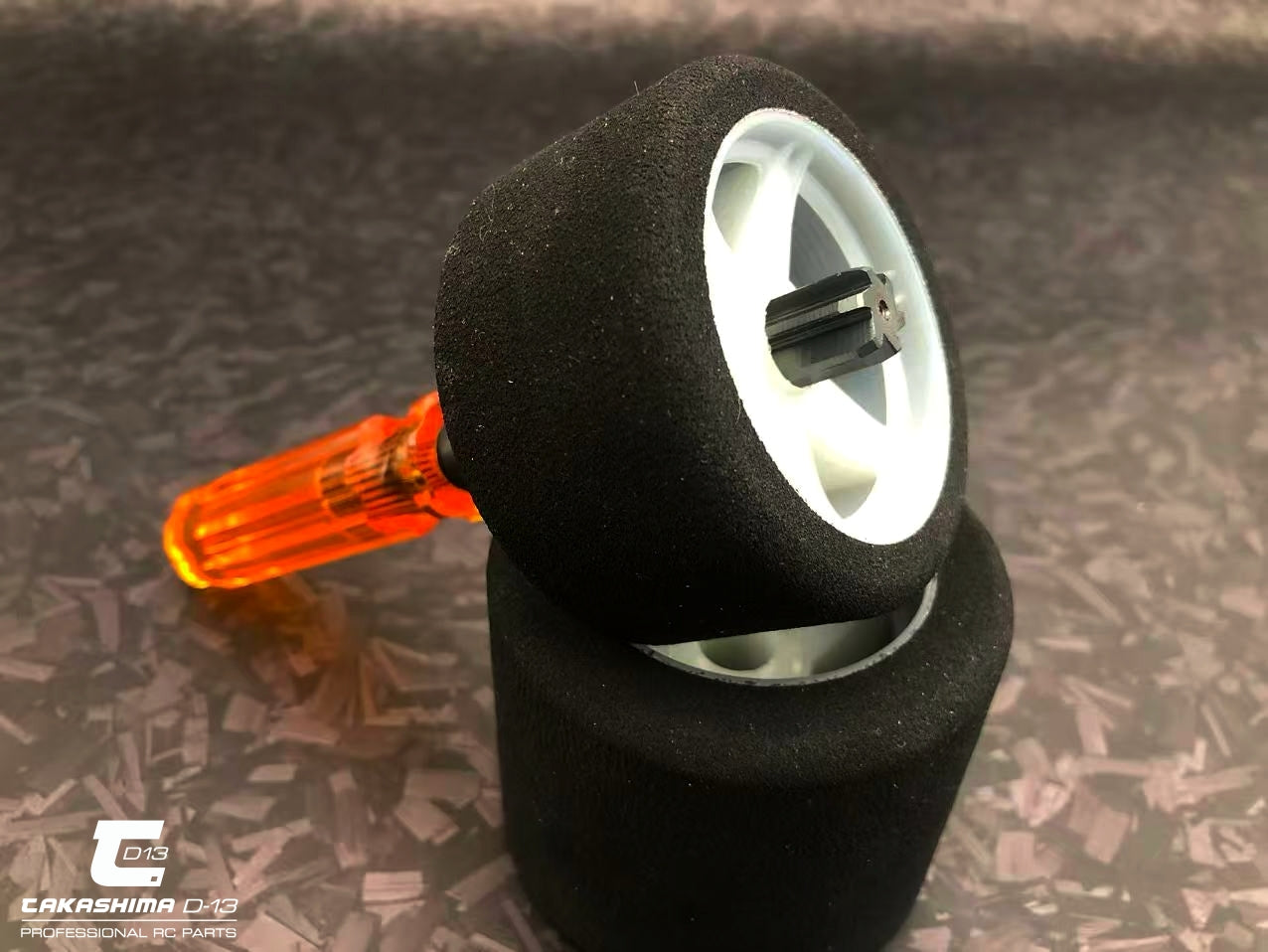 Takashima D-13 DLC Coating 1/8 On Road Foam Tire Trimer ( 6.35mm adapter) TKSM-193