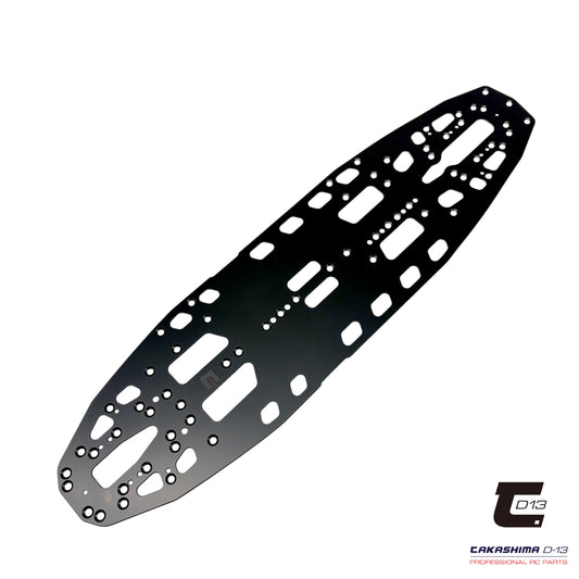 Takashima D-13 1.1mm Fish Shape Spring Steel Chassis for Xray X4-26-V2