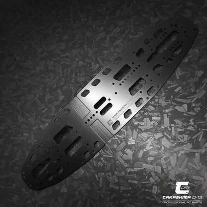 Takashima D-13 1.1mm Fish Shape Spring Steel Chassis for Xray X4-26-V2