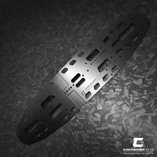 Takashima D-13 1.1mm Fish Shape Spring Steel Chassis for Xray X4-26-V2