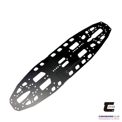 Takashima D-13 1.1mm Fish Shape Spring Steel Chassis for Xray X4-26-V2