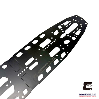 Takashima D-13 1.1mm Fish Shape Spring Steel Chassis for Xray X4-26-V2
