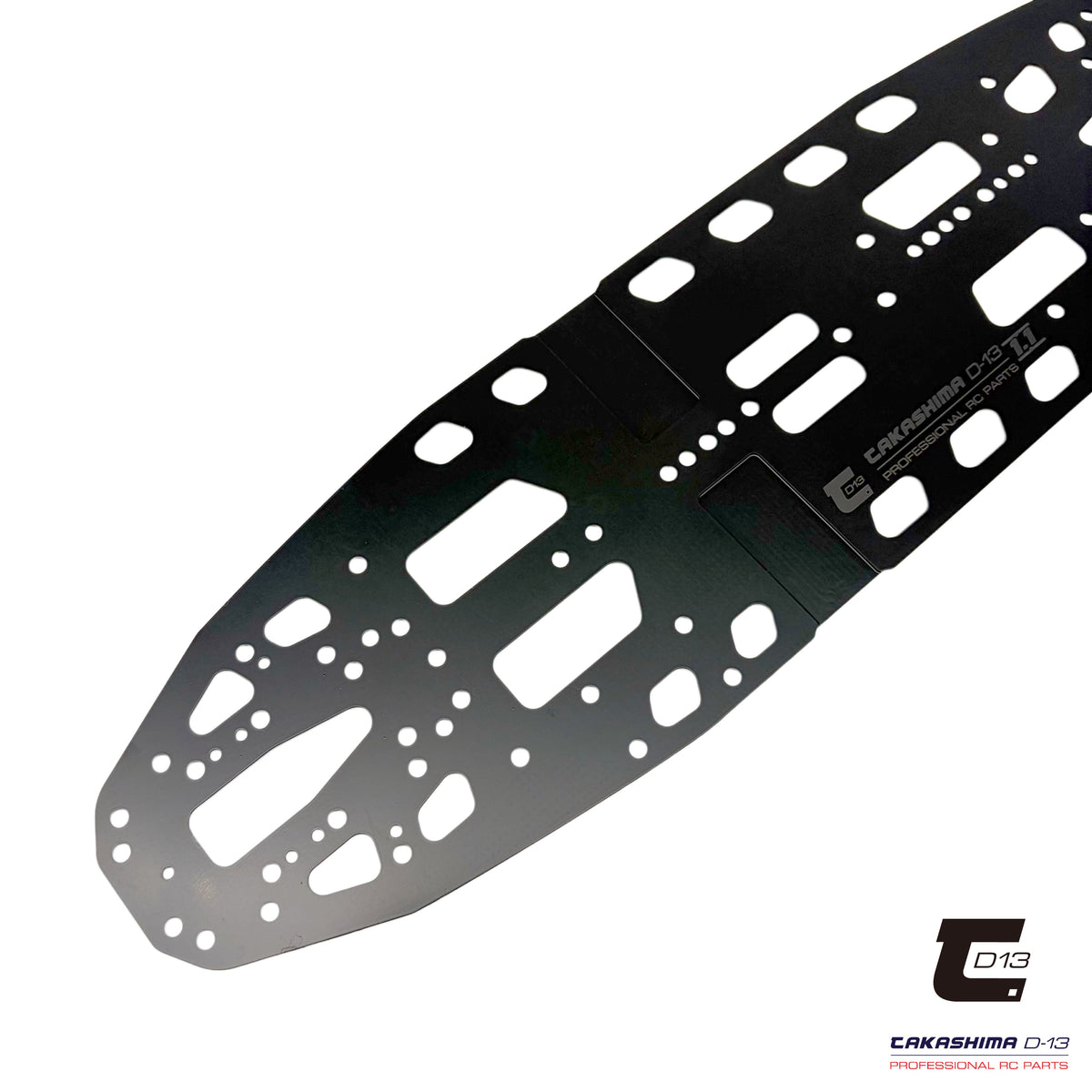 Takashima D-13 1.1mm Fish Shape Spring Steel Chassis for Xray X4-26-V2
