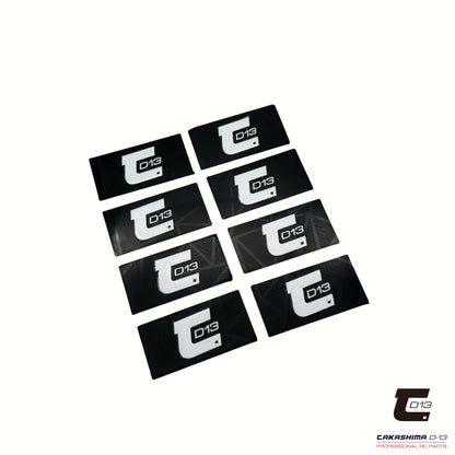 Takashima D-13 Diamond Pattern 3D Printed Wing Side Plates (8pcs) TKSM-212