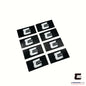 Takashima D-13 Diamond Pattern 3D Printed Wing Side Plates (8pcs) TKSM-212