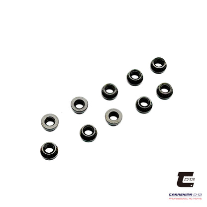 Takshima D-13 Black M3 Steel Inserts for Schumacher/RC Maker (10pcs) TKSM-254
