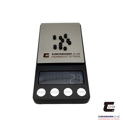Takshima D-13 Black M3 Steel Inserts for Schumacher/RC Maker (10pcs) TKSM-254