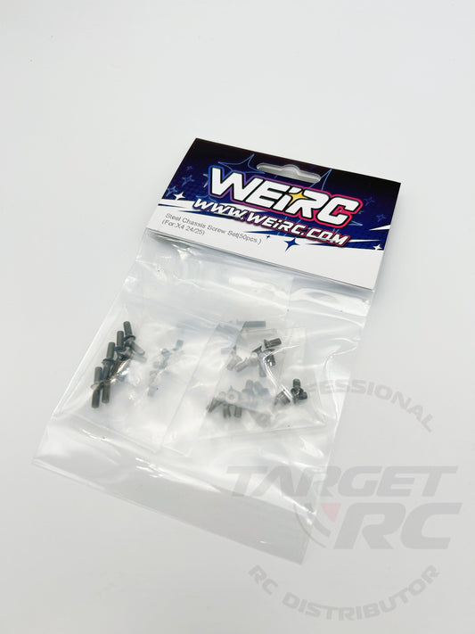 WEIRC Steel Screw Set for XRAY X4-25 WR-X4SCREW