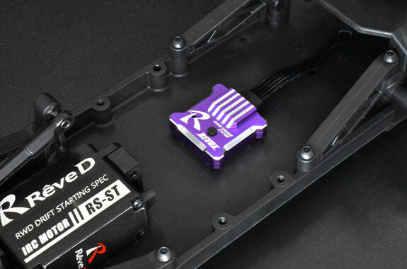 REVE D Steering Gyro REVOX for RWD Drift Car 3ch only（Black / Purple / Red）