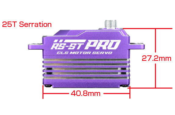 REVE D Digital servo RS-ST PRO for Drift （Black / Red / Purple）